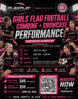 CANCELLED — Girls Flag Football Combine + Showcase